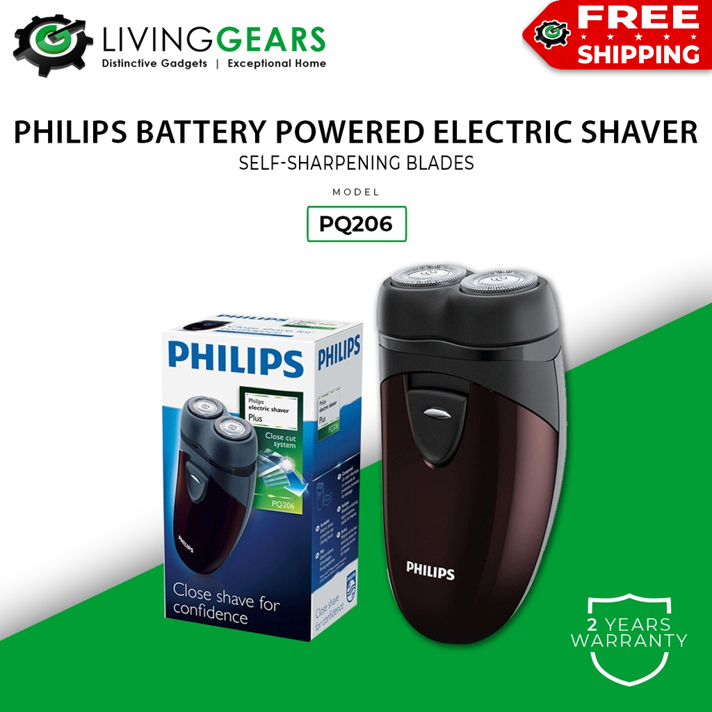 Philips AA Battery Powered Electric Shaver PQ206 / Panasonic AA Battery ...