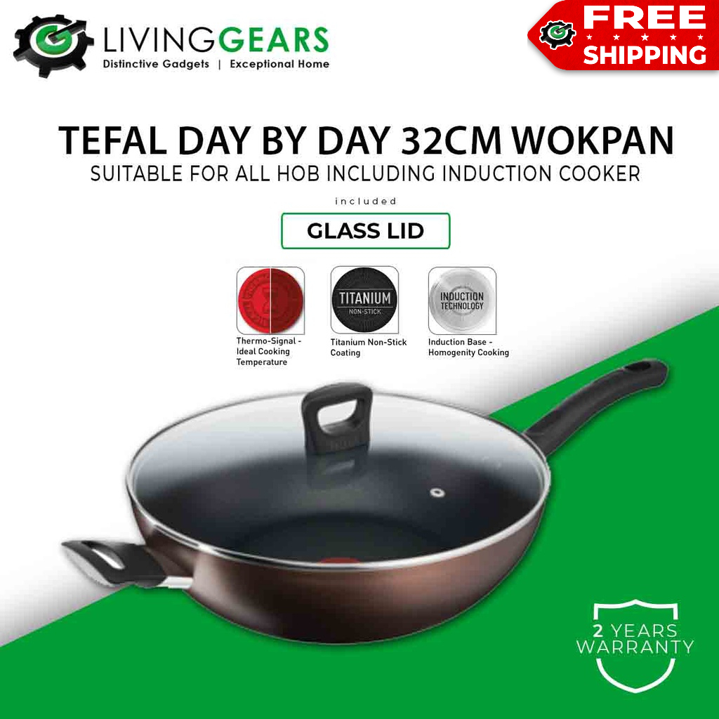 TEFAL Day by Day Wokpan Highly Non-Stick (32cm) G14398 / SO CHEF ...