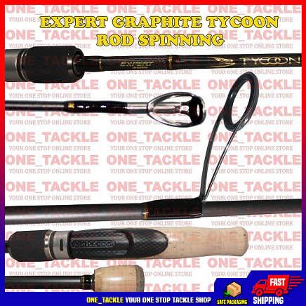 Expert Graphite Tycoon Rod Spinning Rod 2 pcs center joint | Shopee ...
