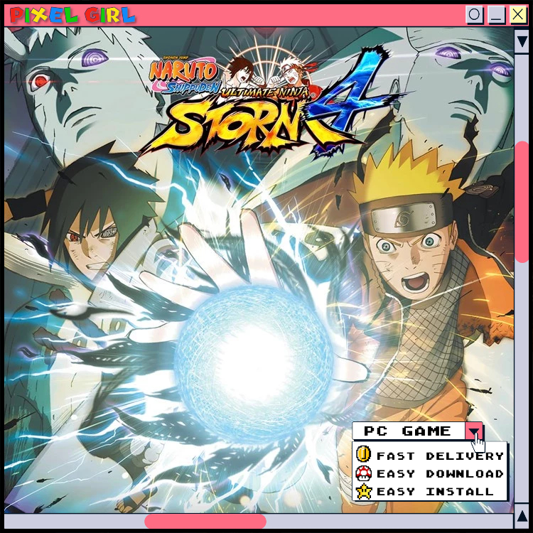 Naruto Shipudden Ultimate Ninja Storm 4 + All DLCs PC Digital Download