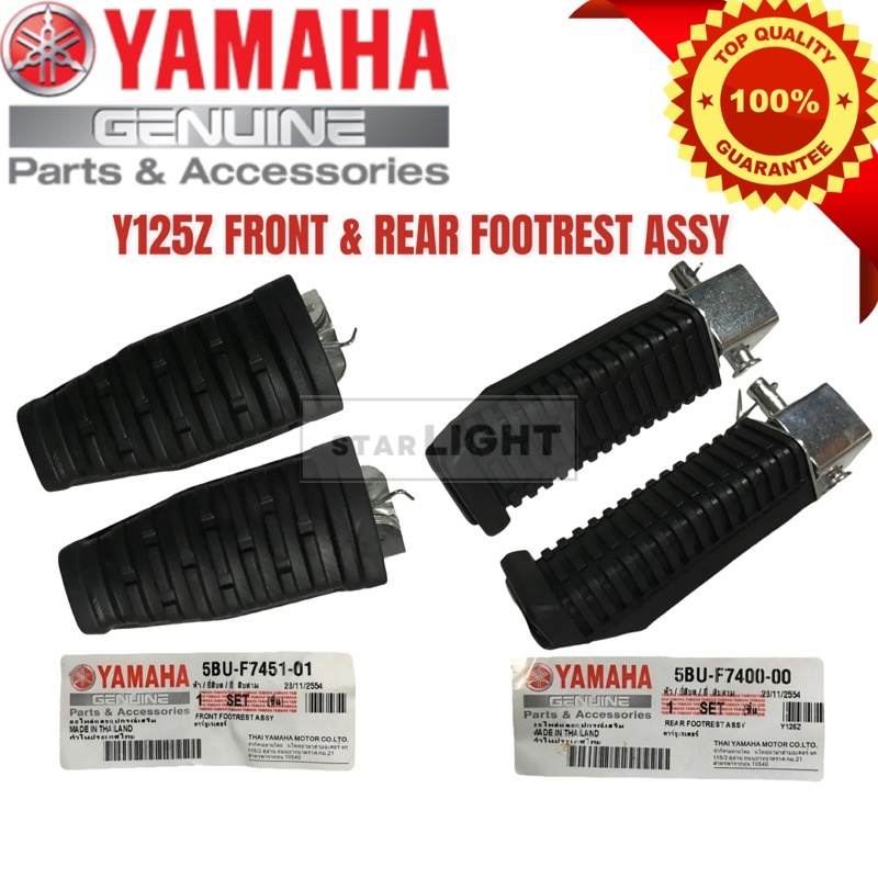 Yamaha Y125z Y125zr 125z 125zr Y125 Lc135 5s Srl110 Front And Rear Footrest Stand Pijak Kaki Depan