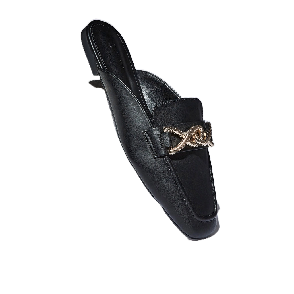 Plain Mules with Metallic Rope Accent | Shopee Malaysia