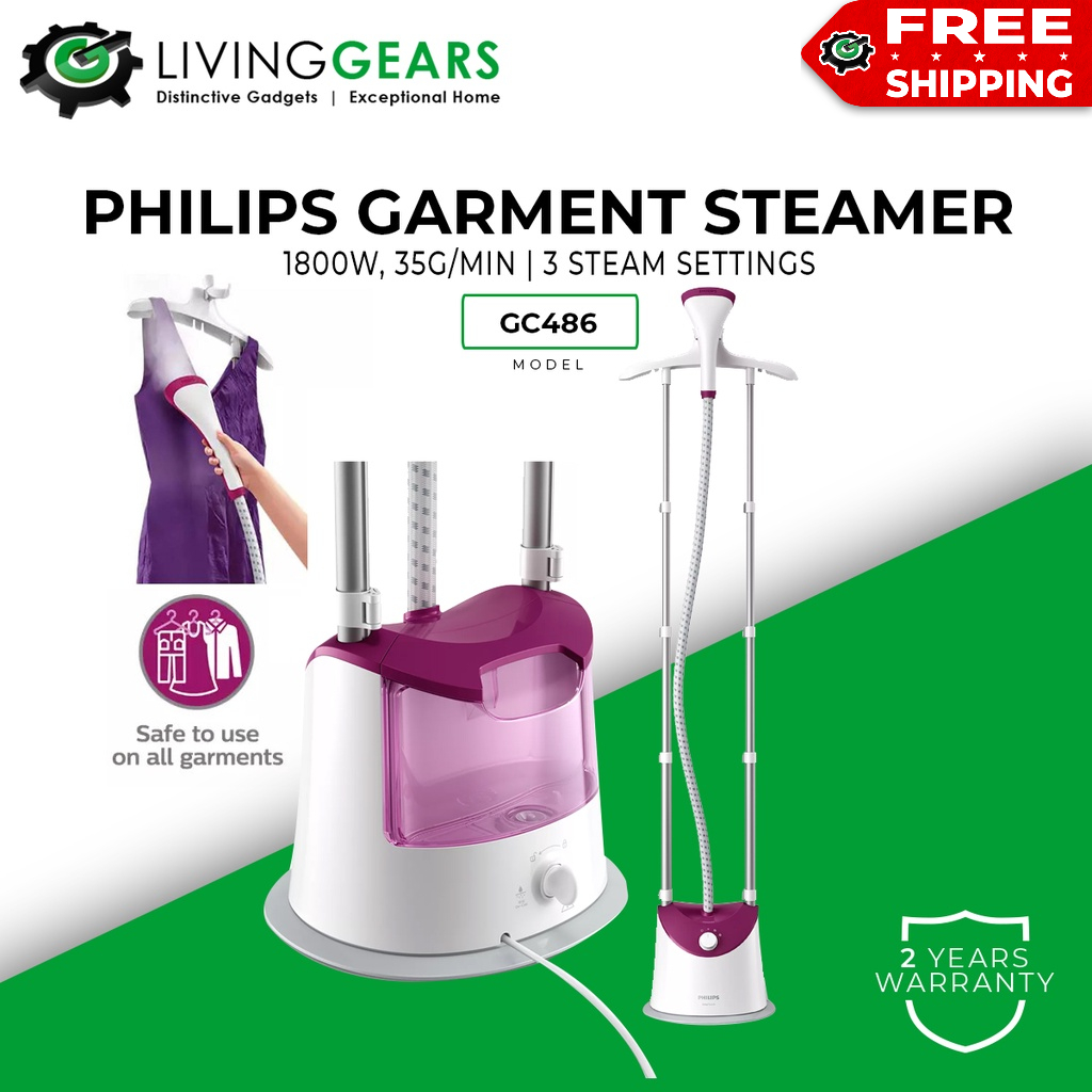 Philips Easy Touch Garment Steamer GC486/GC483/GC481/GC507/C514 Shopee Malaysia