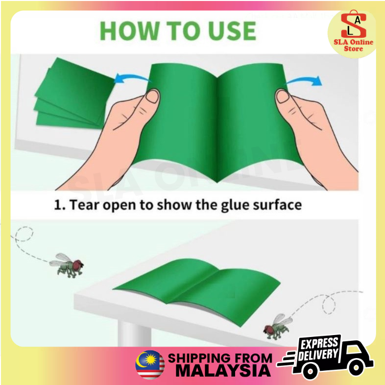 Fly Sticker Trap Catcher (25pcs) – Strong Adhesive Insect Lizard ...