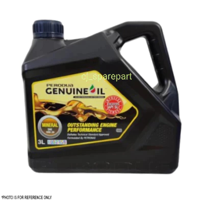 PERODUA SAE 10W-30 MINERAL ENGINE OIL 10W30 3L PERODUA VIVA KANCIL ...