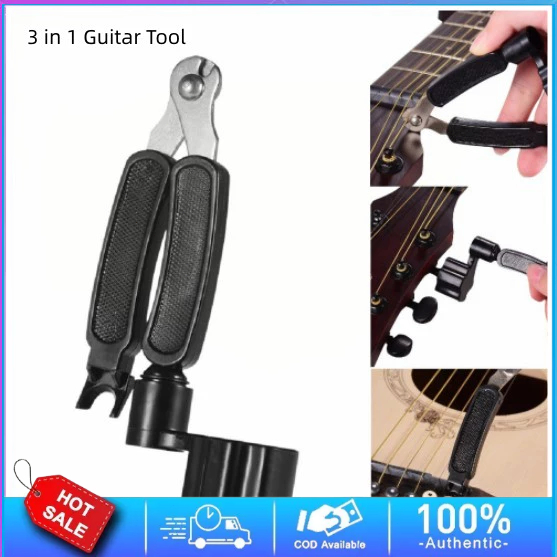 Multifunctional Black Guitar String Winder Cutter & | Ubuy