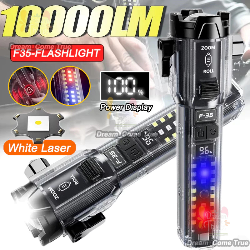 LED Flashlight Portable Rechargeable High Power Led Tactical Flashlight ...