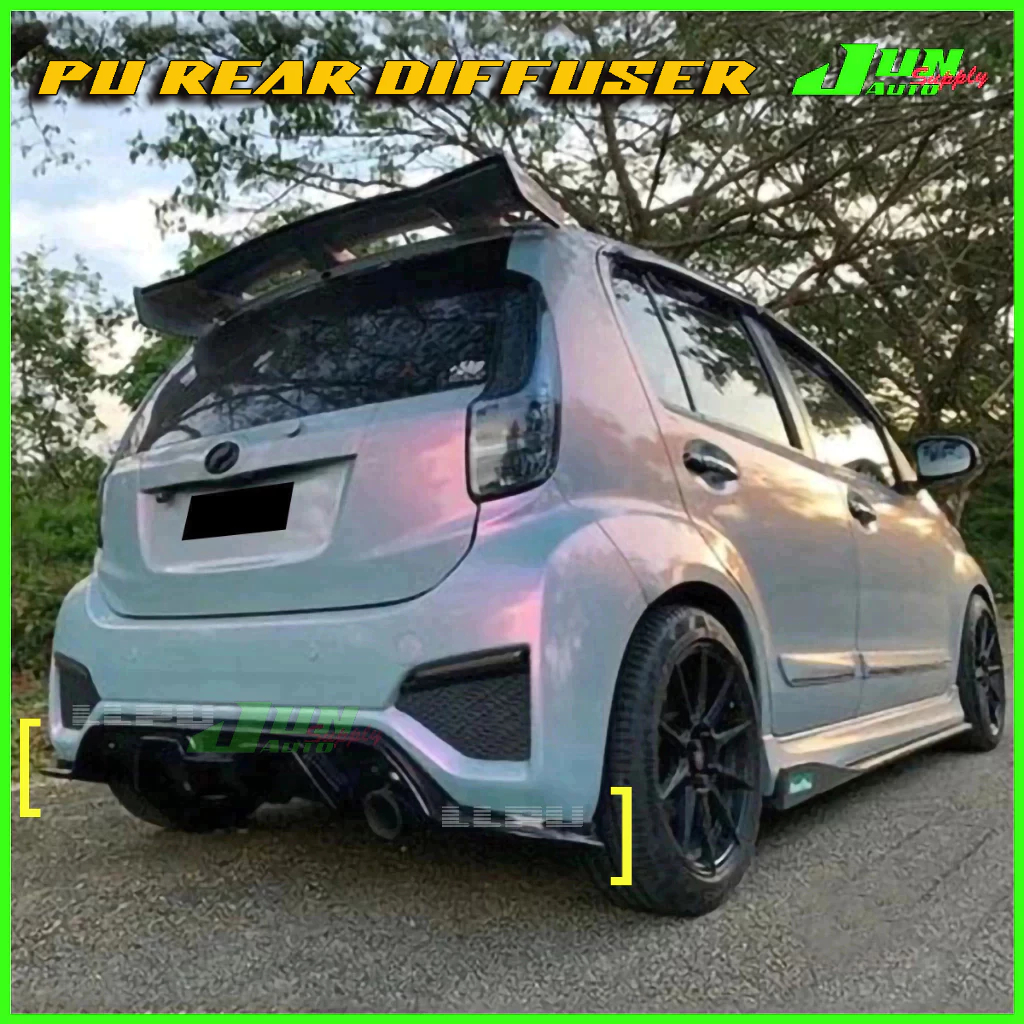 💥Ready Stock💥 Perodua Myvi **Icon** PU Rear Diffuser | Shopee Malaysia