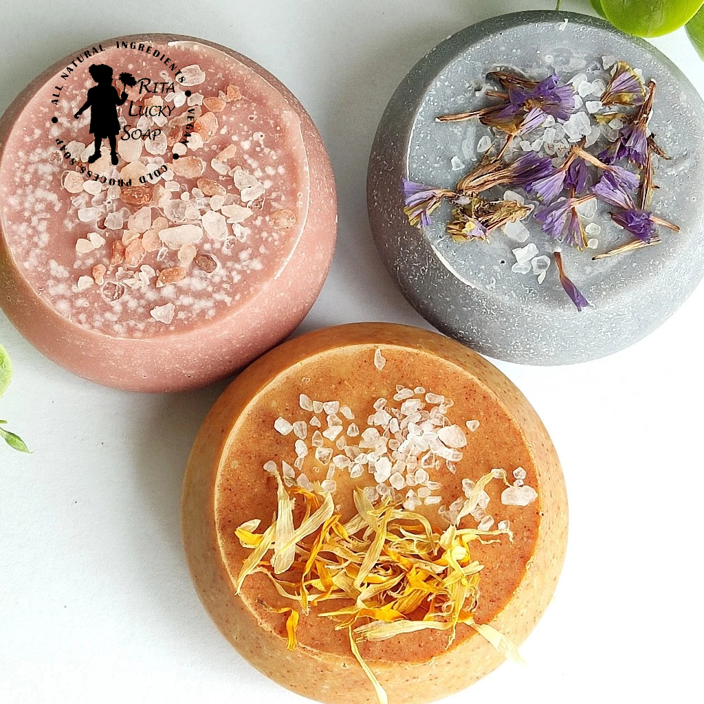Sea Salt Soap Pink Himalayan Salt Soap Turmeric Sea Salt Bar Palm Oil ...