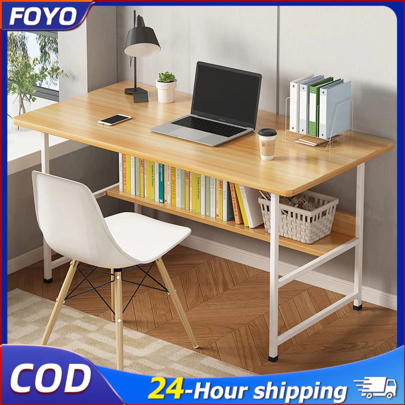 Meja belajar Study table Computer TableModern Home Office Table With ...
