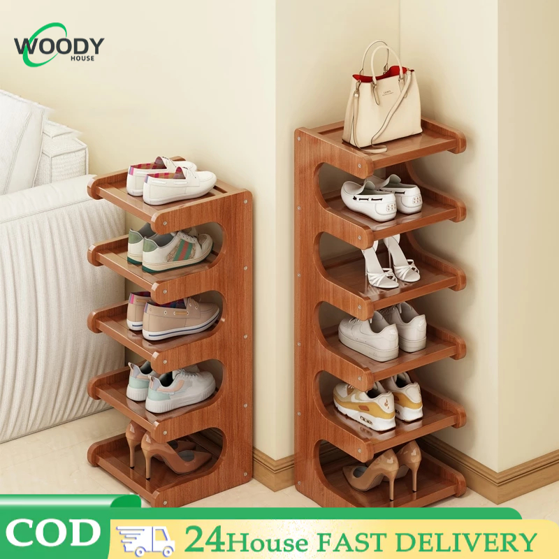Bamboo shoe rack storage rack multi-layer storage bamboo shoe rack home ...