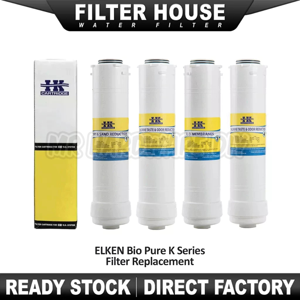 ELKEN Bio Pure K-Series Reverse Osmosis RO Water Filter Replacement ...