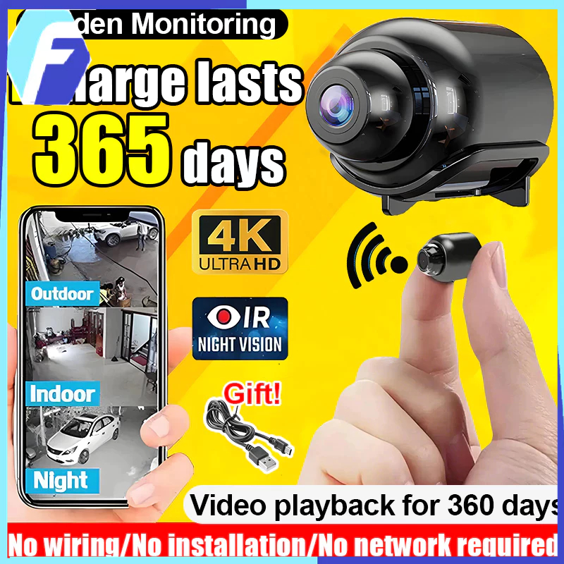 【Free 32G memory card】 mini camera spy cctv mini cctv spy camera hidden ...