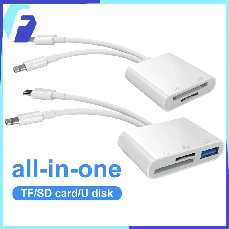 SD Card Reader for iPhone iPad Mac, Digital Camera Adapter to iPhone ...