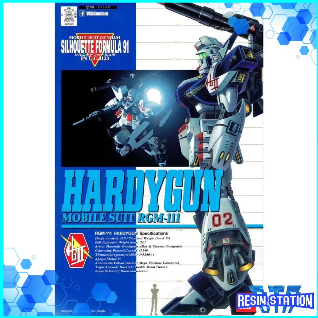 Bandai 1/100 Hardigun Gundam F91 Gunpla model kits | Shopee Malaysia