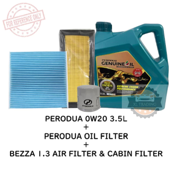 New Packing Perodua 0W20 Fully Synthetic Engine Oil 0W20 3.5L + Oil ...