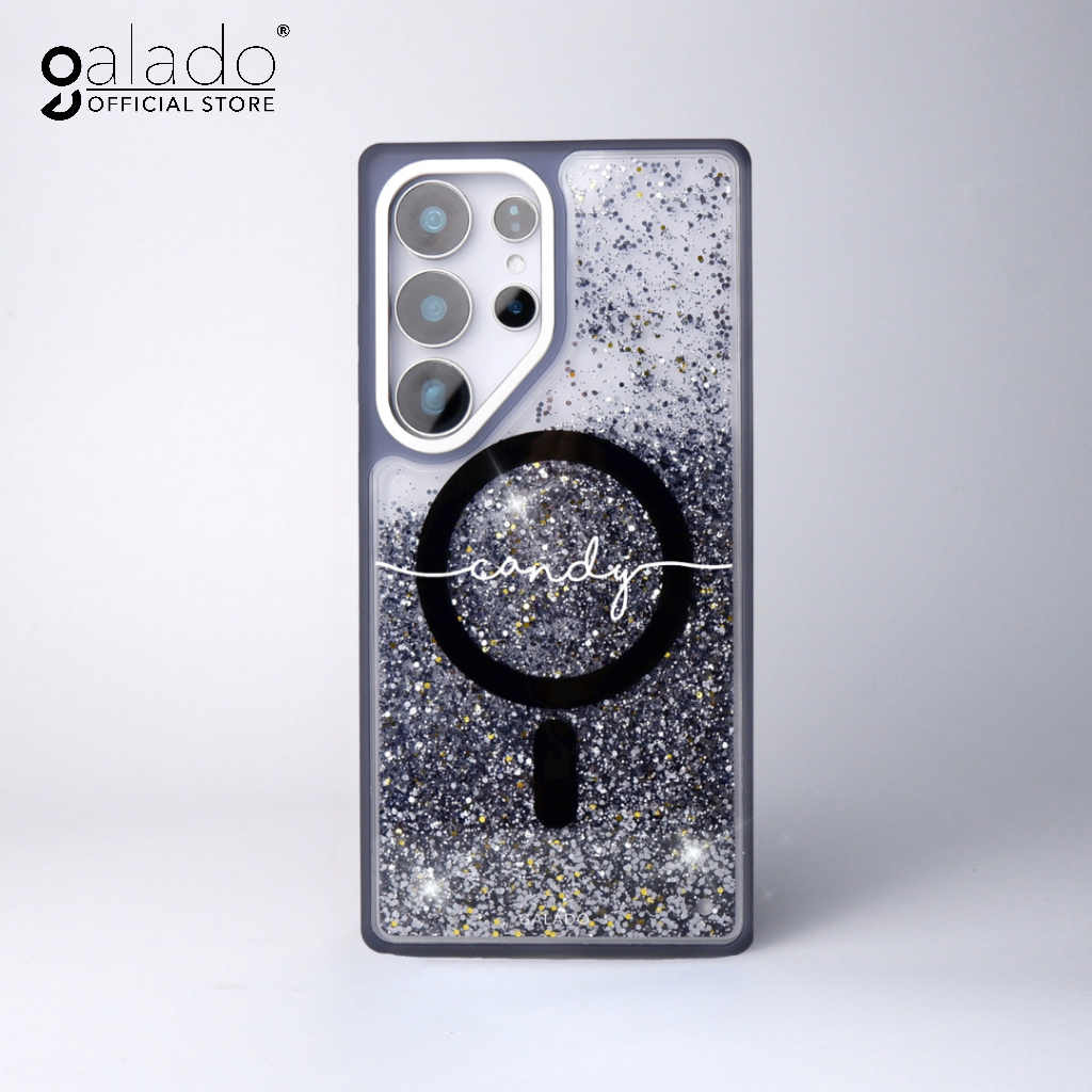 GALADO Sparkle Black for Samsung Galaxy S25 Ultra, S25+, S25 (Custom ...