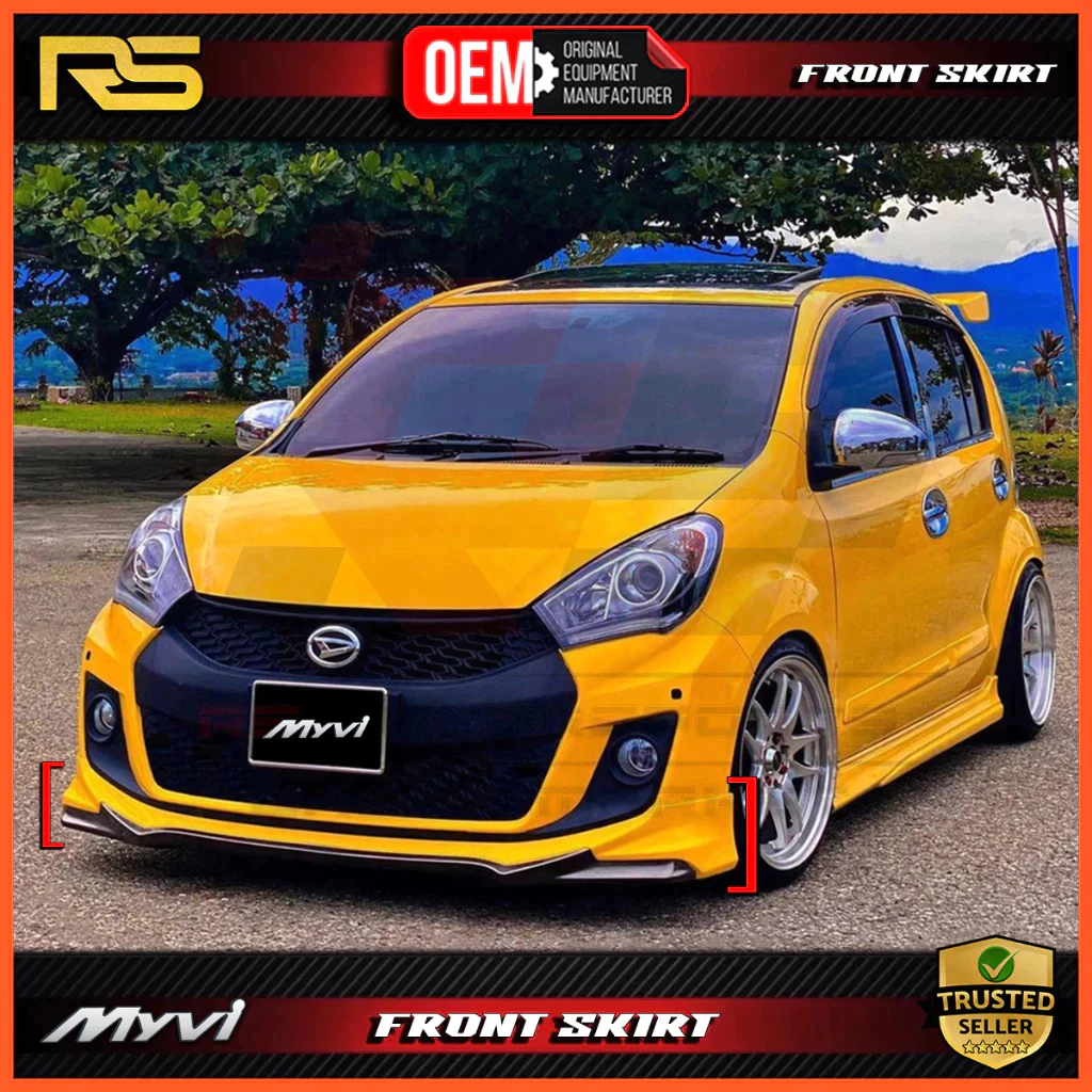 Perodua Myvi Icon Tahun * 2015 ~ 2017 * PU Front Skirt G.U Design / PU ...