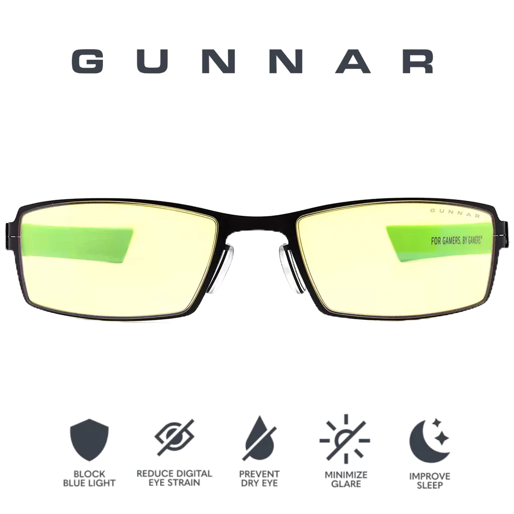 GUNNAR Moba Razer Edition Anti Blue Light Glasses Performance and