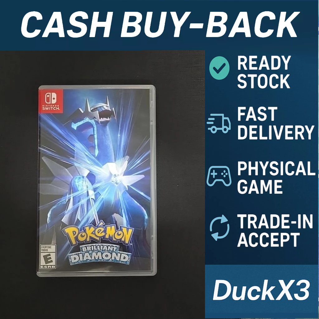 Nintendo switch pokemon brilliant diamond used | Shopee Malaysia