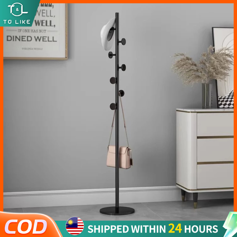 Coat Tree Freestanding Heavy Duty ZOZOE Metal Coat Rack Stand