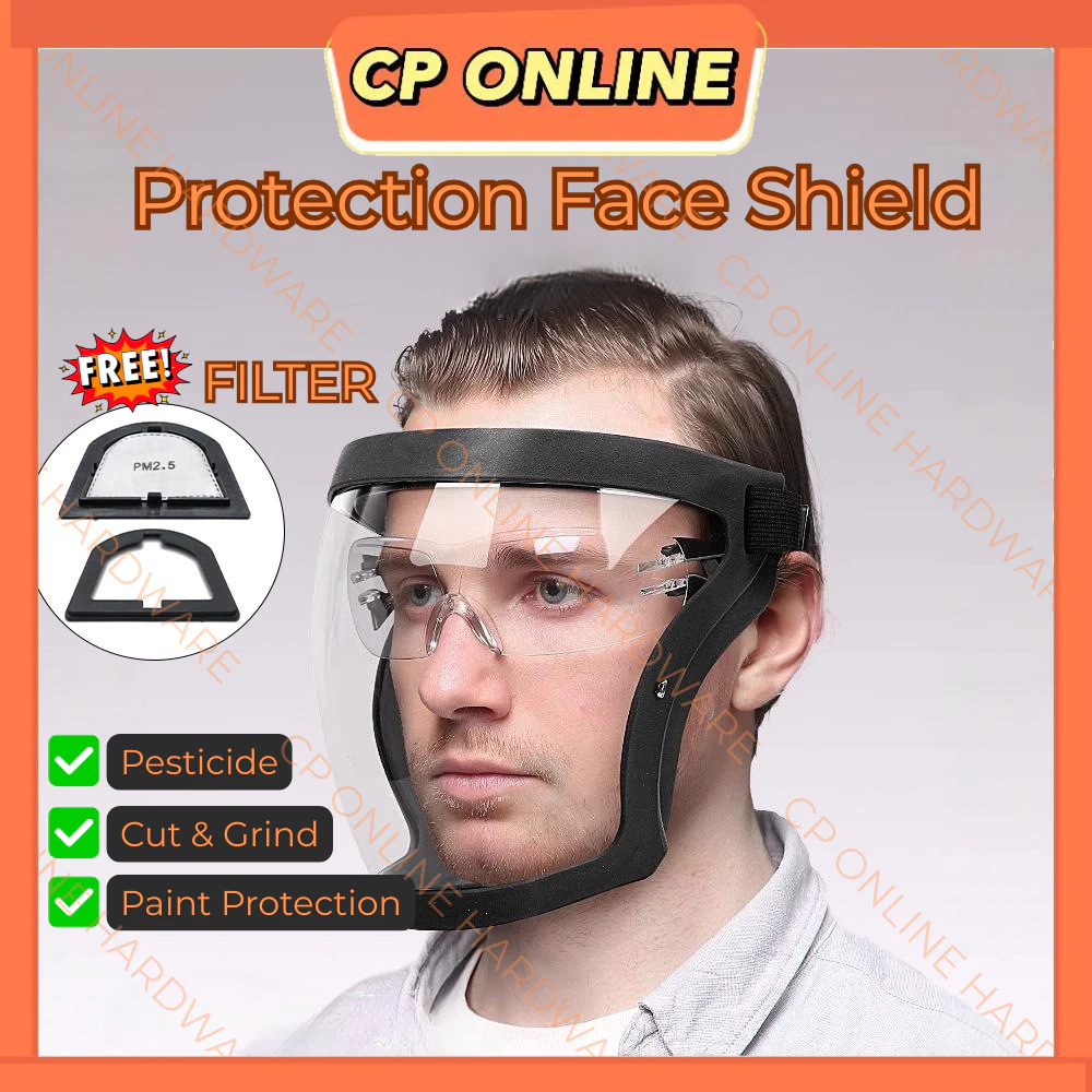 CP ONLINE Active Protective Hybrid full face shield Acrylic Sports ...