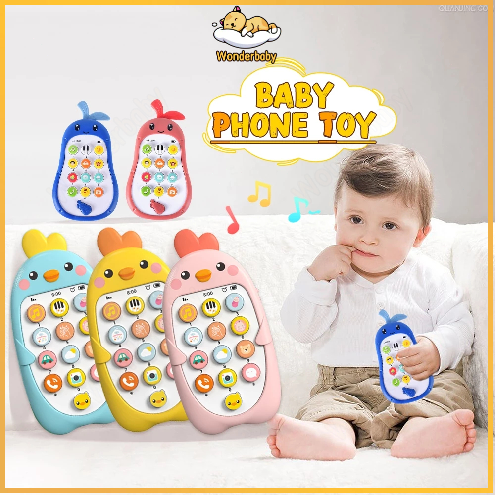 Wonderbaby Cartoon Baby Mobile Phone Toy Baby Musical Hanging Phone ...
