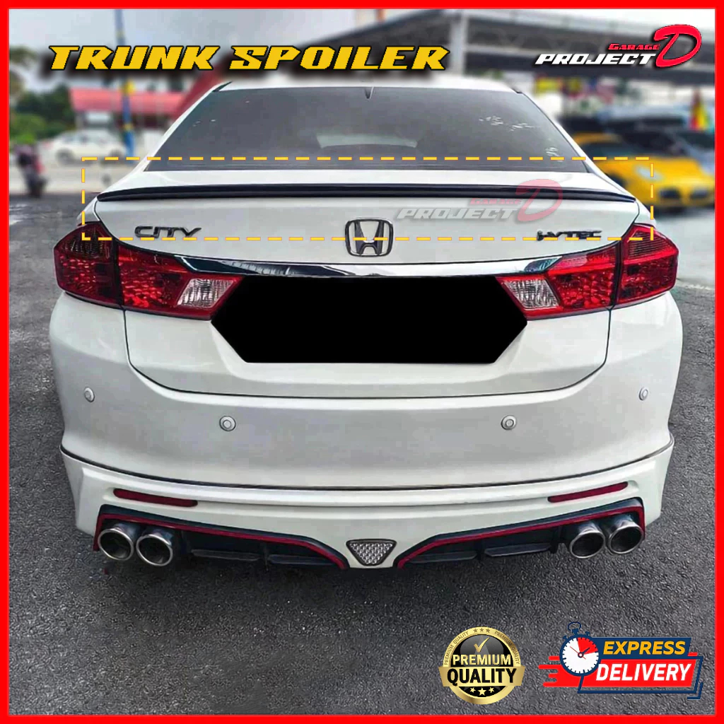 💥 Ready Stock💥Honda City GM6 *2014 ~ 2019* Trunk Spoiler Sportivo ...