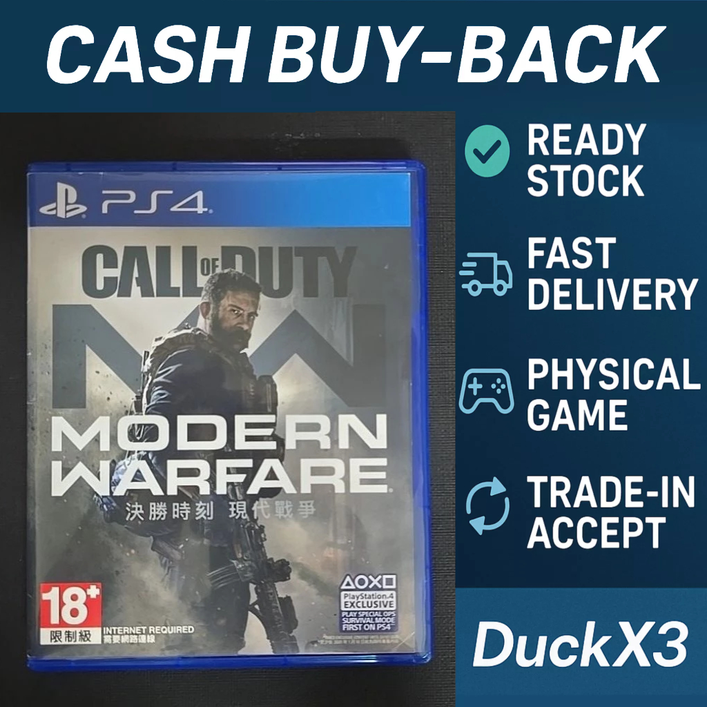 Sony Playstation Ps4 call of duty cod Modern Warfare R3 Chi/Eng Used ...