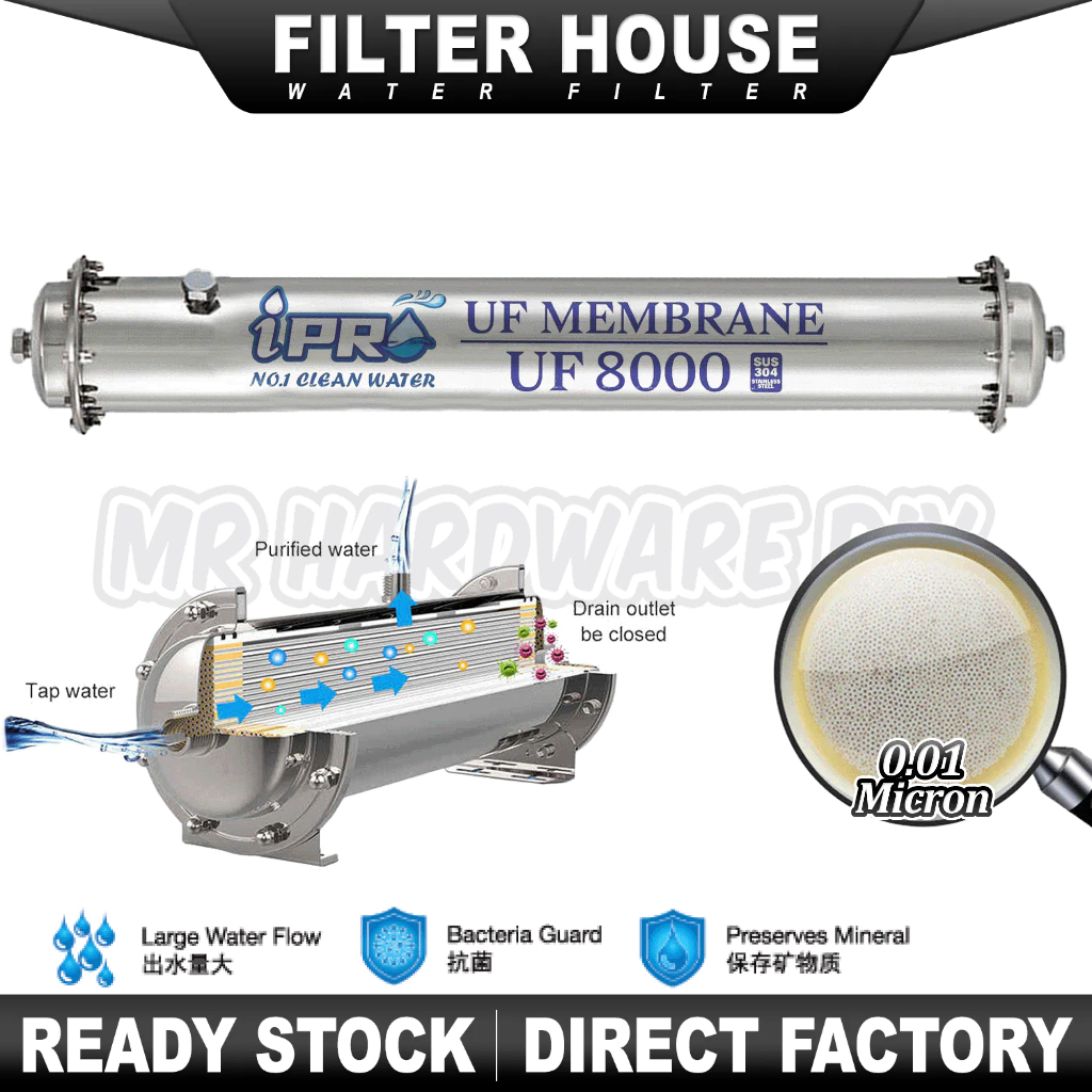 IPRO Whole House Water Purifier System Ultrafiltration UF Membrane with ...