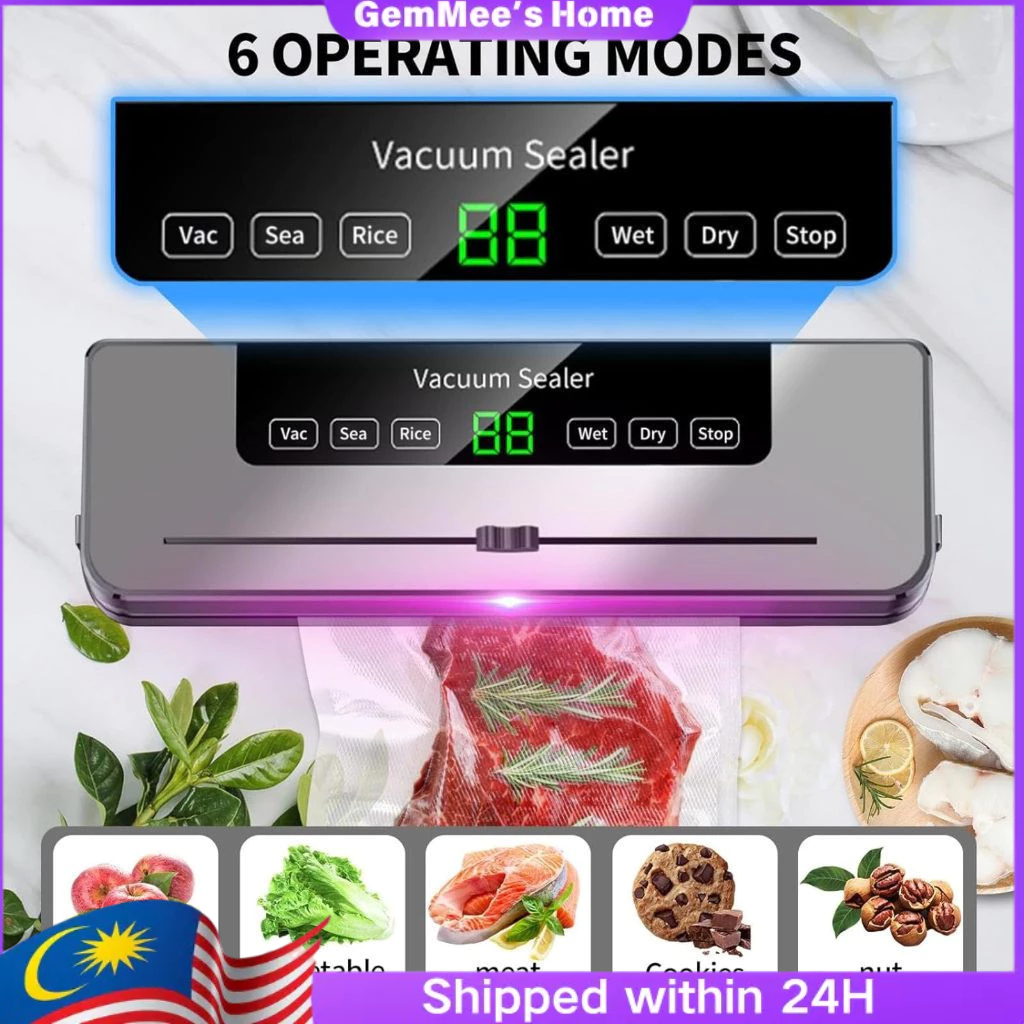 【READY STOCK】Vacuum Sealer Machine Mesin Pengedap Vakum Vacuum Food ...