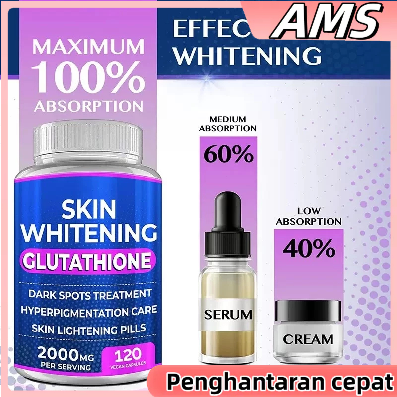 ams glutathione AMS Pearly Skin Whitening Capsule, 60 Capsules- Trendyol