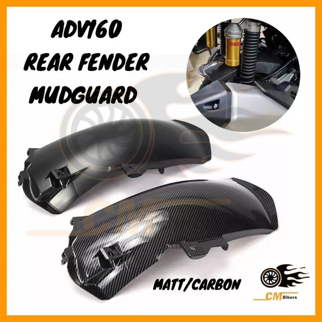 Honda ADV160 ADV 160 Rear Hugger Mudguard Splash Mud Dust Guard Fender ...