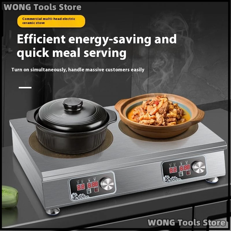 Commercial Induction Cooker 3500W Electric Pottery Furnace Little pan ...