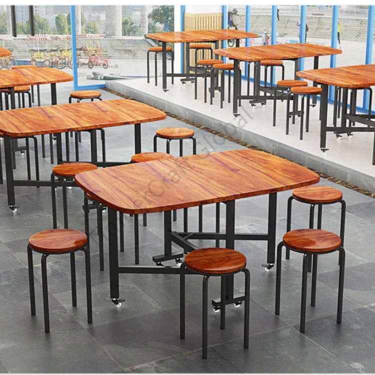 High Extendable Wheel Dining Table Outdoor Folding Living Room ...