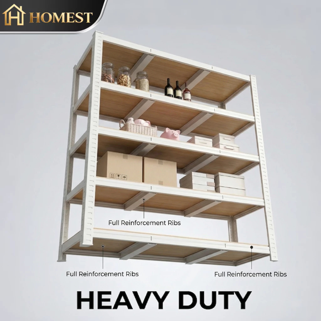 HM Boltless Rack Shelf Storage Rack Home Kitchen&Store Storage Rack ...