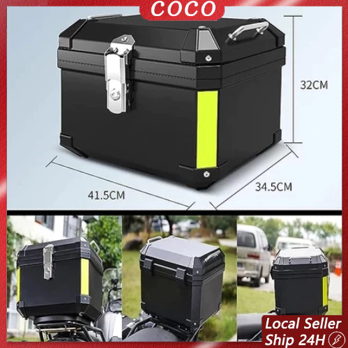 🔥Local Seller🔥45L Top Box Alien Tail Box Motorcycle Aluminium Top Box ...