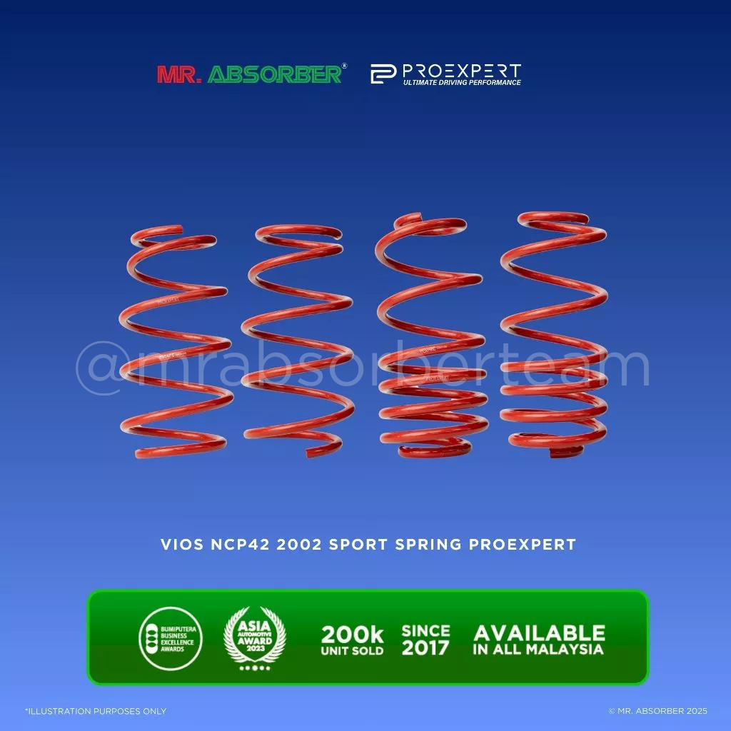 Toyota Vios/Yaris Proexpert Sport Spring | Shopee Malaysia