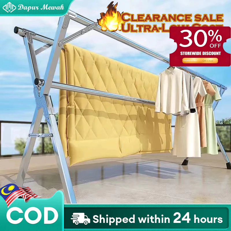 Drying Rack For Clothes Indoor Outdoor Rack Galvanized pipe Clothes ...