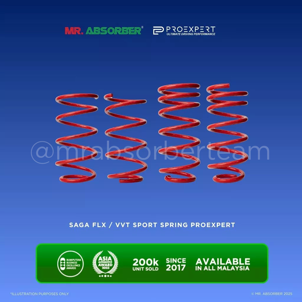 Proton Saga VVT/FLX Proexpert Sport Spring | Shopee Malaysia