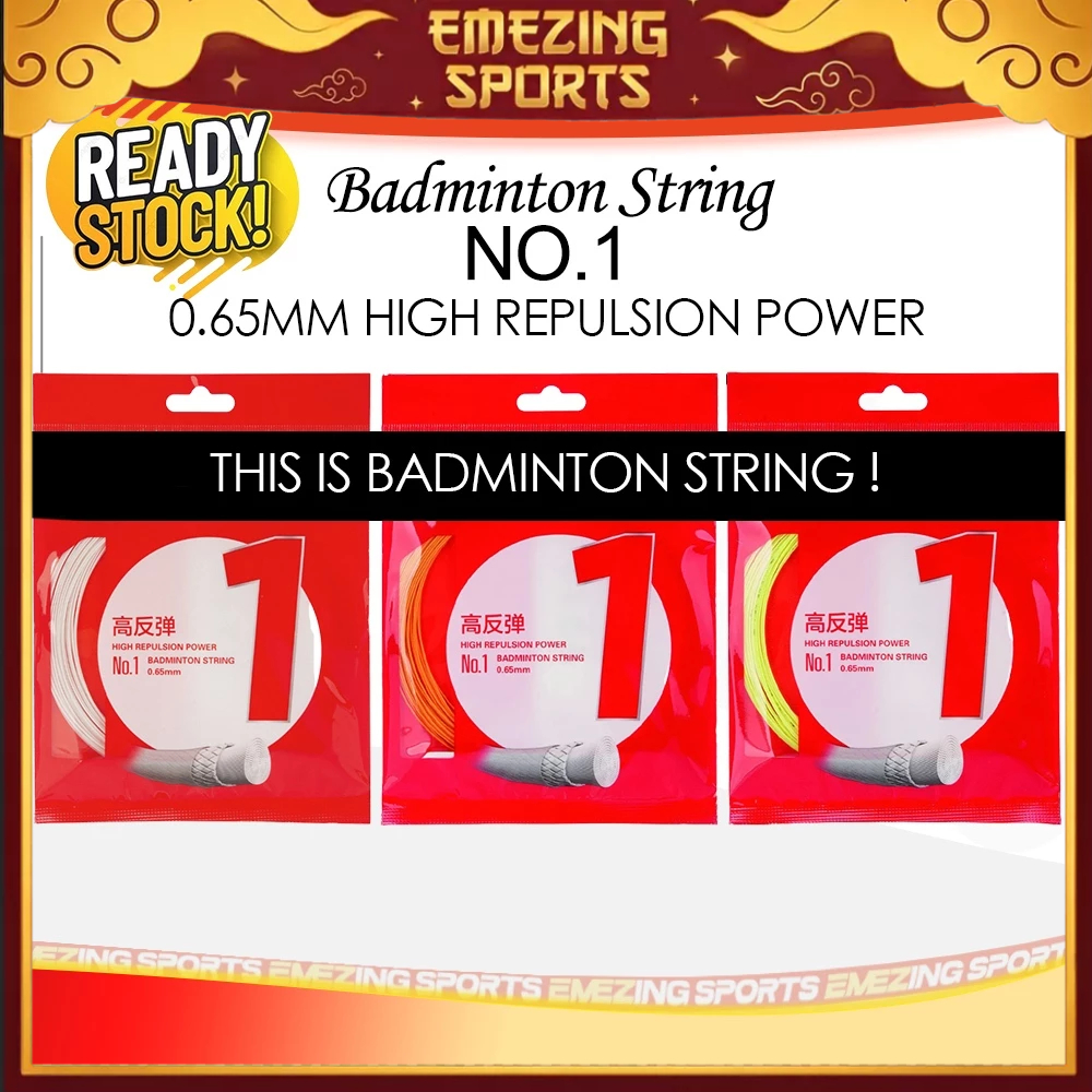 (MADE IN JAPAN) 100% ORIGINAL LN NO.1 0.65mm Badminton String - High ...