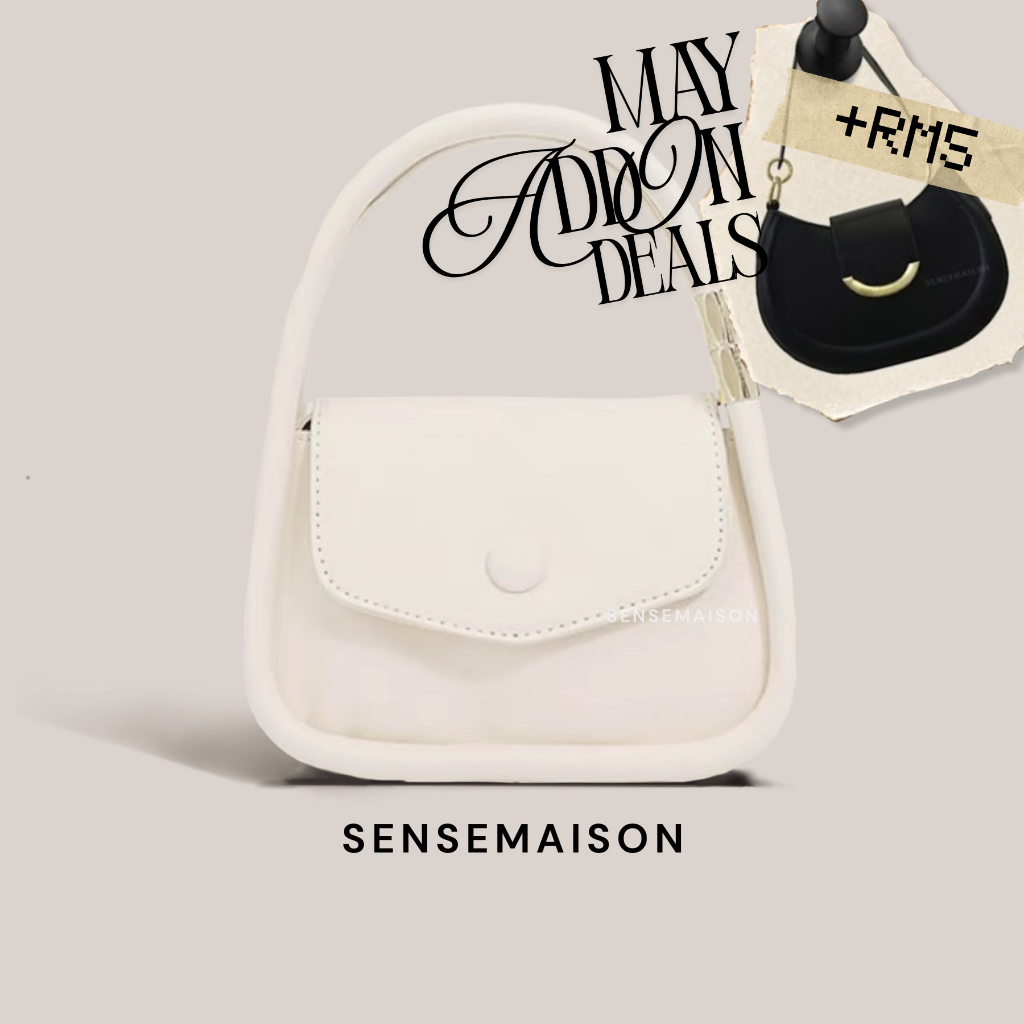 SENSEMAISON Women’s Sling Bag Top handle bag Cute Puffy Korean Style ...
