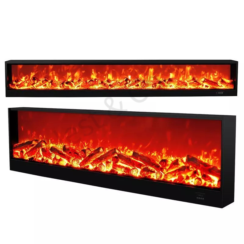 Simulated electronic fireplace, fireplace core, living room decoration ...