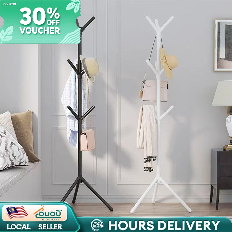 Clothes rack/floor to ceiling/bedroom simple hanging clothes rack ...