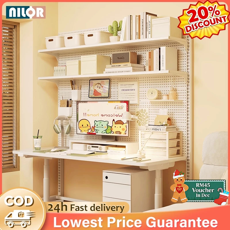 NR Rak Buku Rak Besi Store Shelf Adjustable Height Storage Rack ...