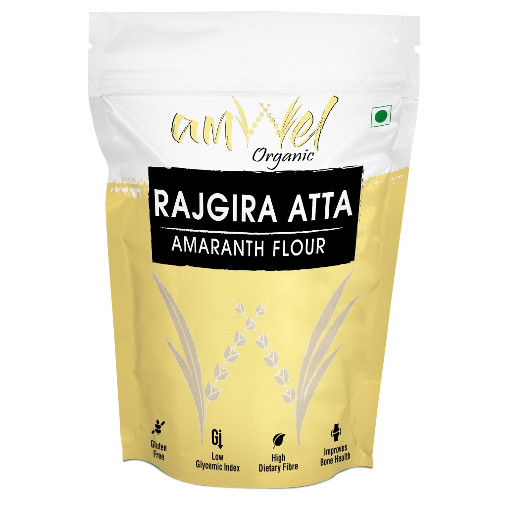 Amwel Organic Rajgira Atta | Amaranth Flour | 500g | Shopee Malaysia
