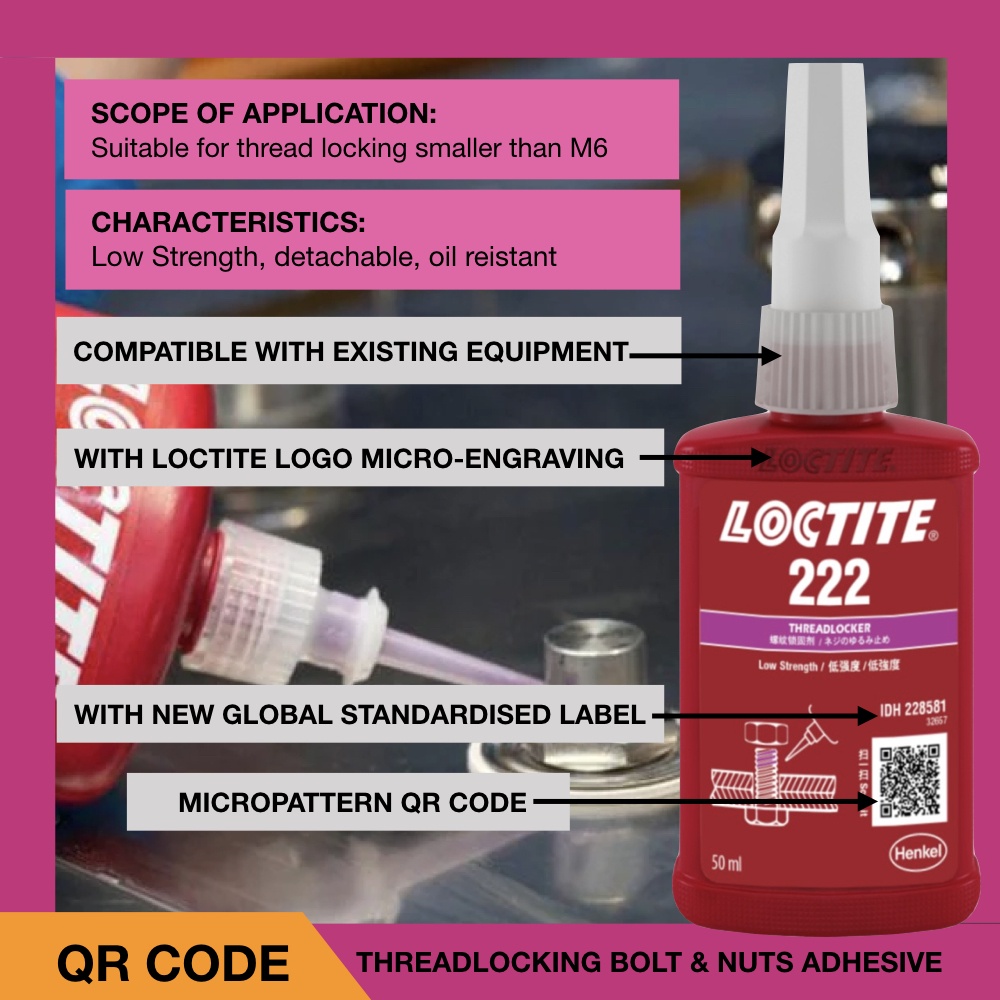 🔥FULL SERIES🔥50ml 222 PURPLE Bolt Nut Thread Sealant Screw Glue ...