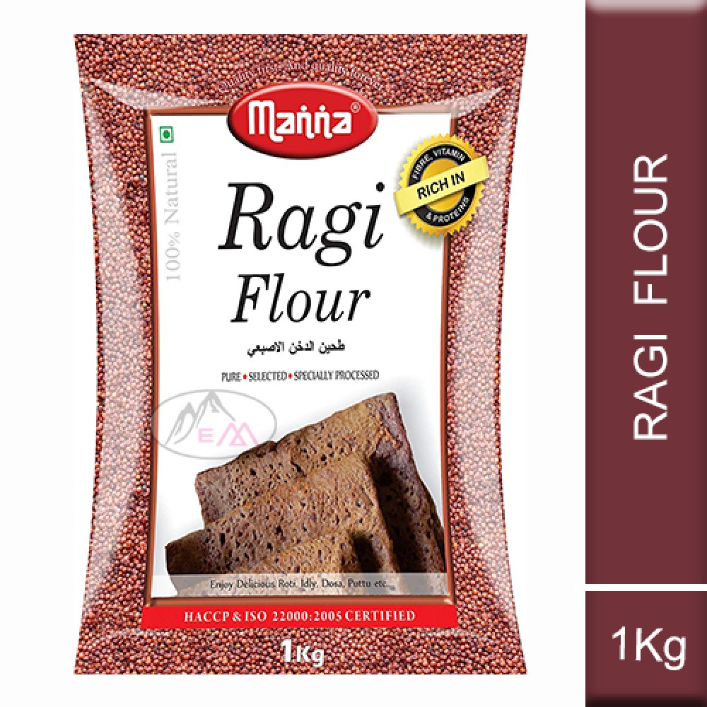 Manna Ragi Flour- 1Kg | Shopee Malaysia