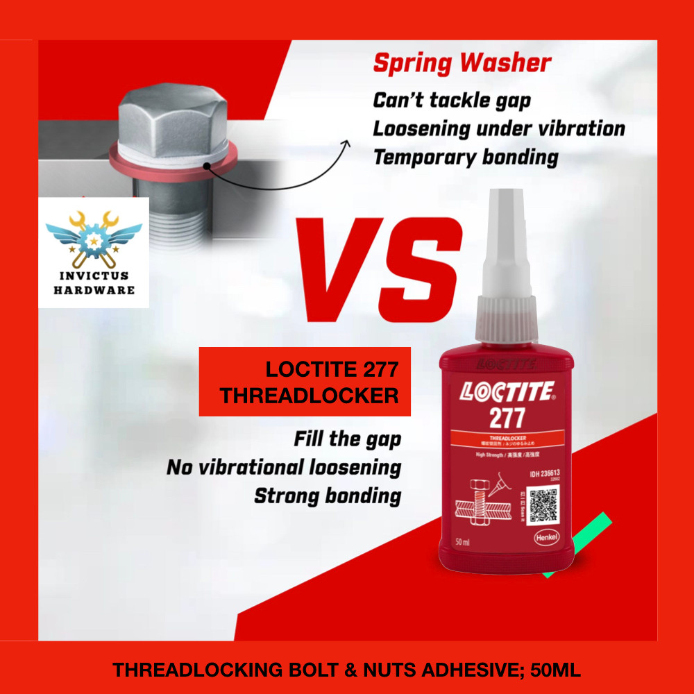 HIGH STRENGTH 277 LOCTITE THREADLOCKER HEAVY DUTY SPORT RIM WHEEL TAYAR ...