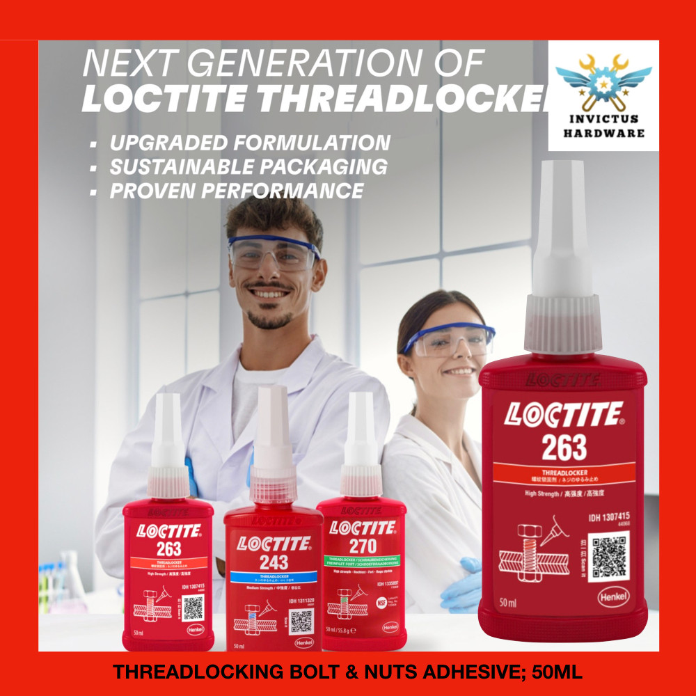 10min Curing Time 263 LOCTITE SCREW THREADLOCKER PROTECT BEARING SHAFT ...